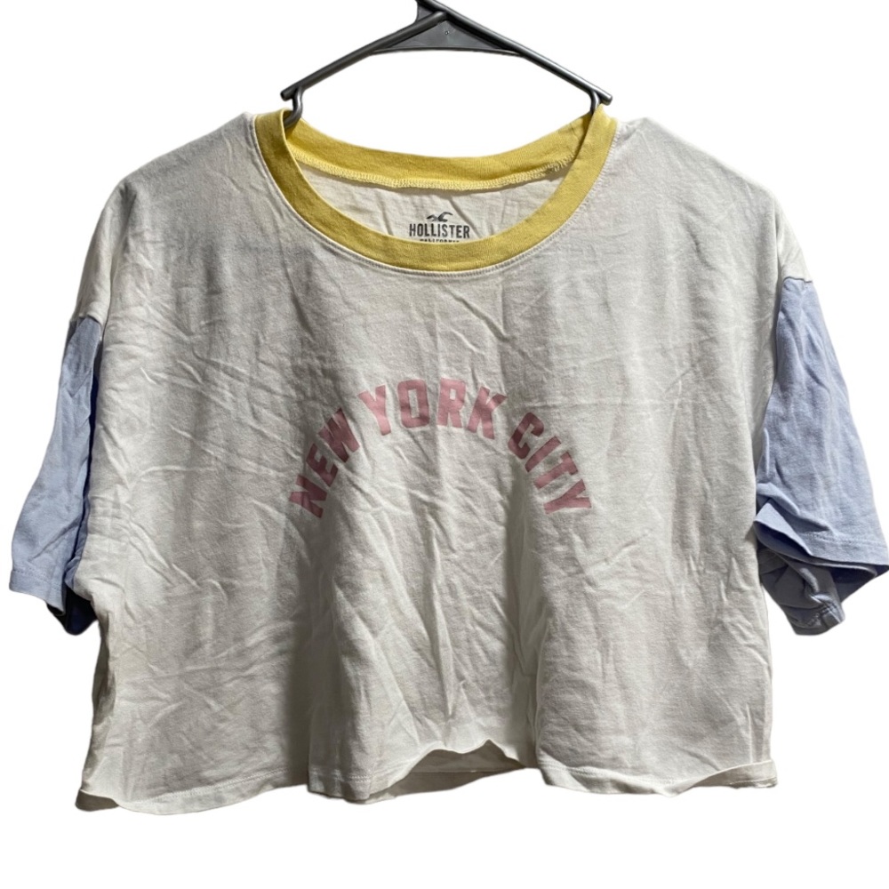 Hollister Crop Top 100% Cotton size Small “New York City”